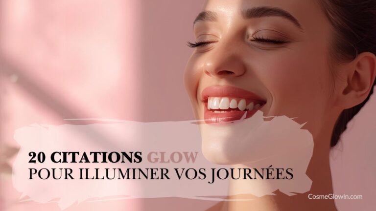Femme qui sourit pour illustrer l'article "20 citations glow inspirantes"