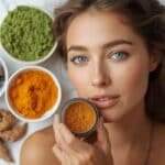 femme qui présente des coupelles de super aliments qui font du bien au glog