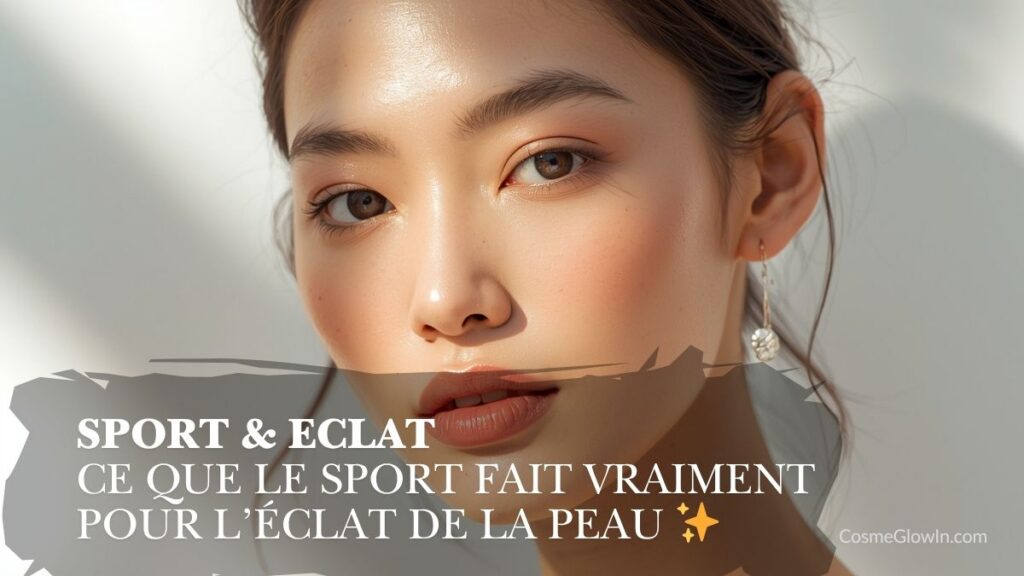 Joli glow femme origine asiatique, sport et glow