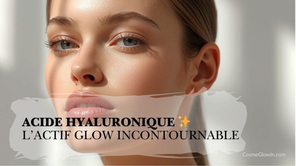 femme avec un glow naturel qui illustre l'article "acide hyaluronique"