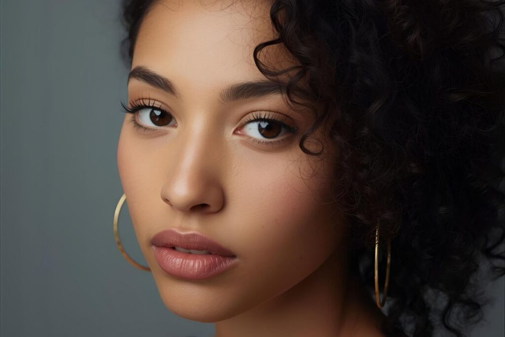 femme à la peau noire